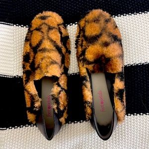 Coach Sheep Fur Loafers